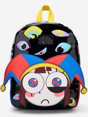 New The Amazing Digital Circus Pomni Eyes Mini Backpack